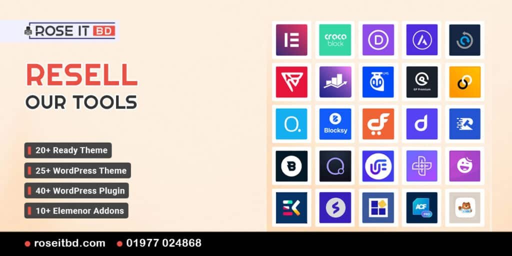 Resell our tools