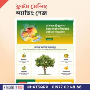 Mango Sell Landing Page Template for WordPress websites
